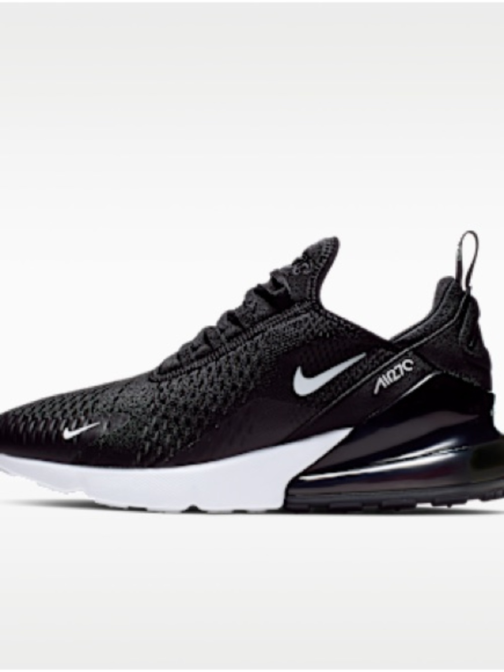 Nike Air Max 270 in Triple Black (Black/Anthracite/White) Women size 7.5